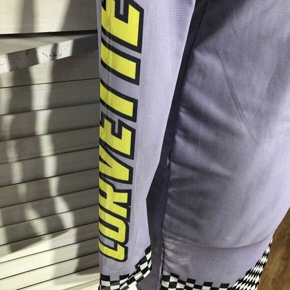 General Motors Corvette Graphic Mini Bodycon Dress Purple M - Picture 10 of 12